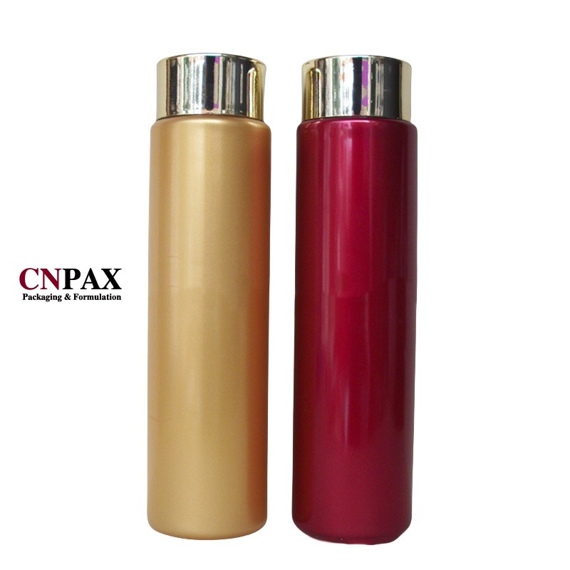 pearl color plastic bottles flush cap plastic bottles