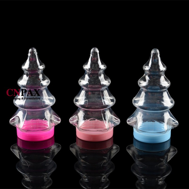 50 ml 1.67 oz christmas tree shaped bottles