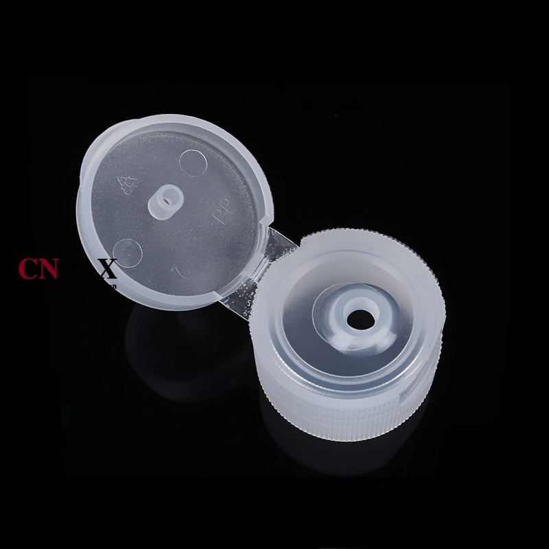 28-410 28 mm Natural Ribbed PP Plastic Flip Top Cap