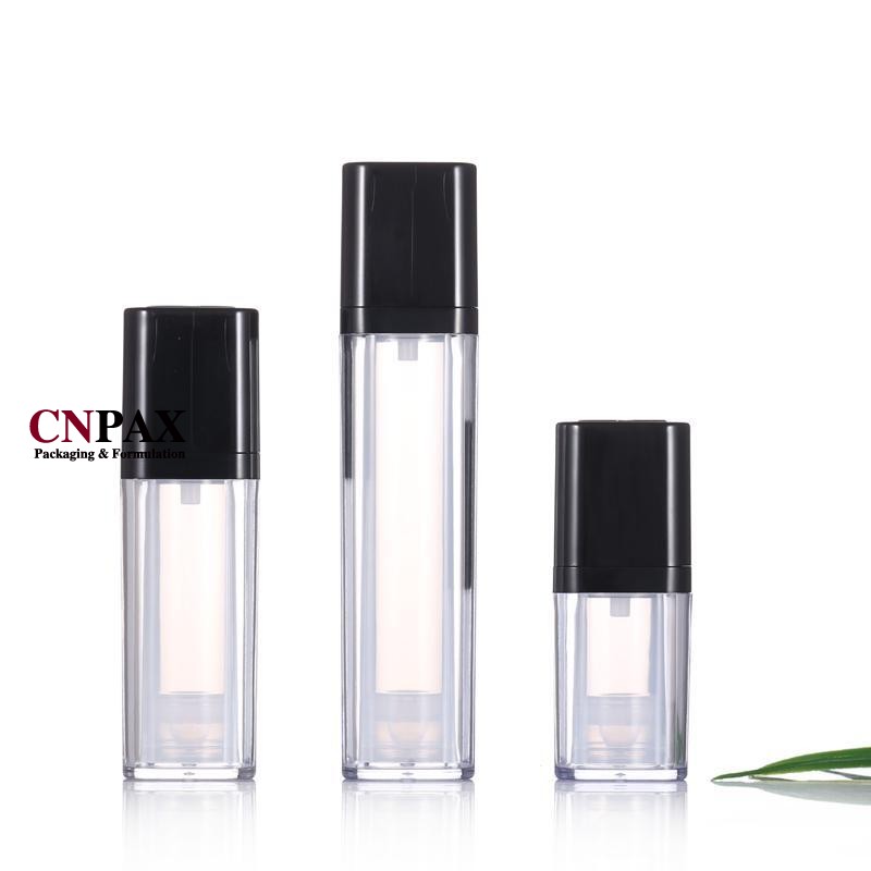 15ml 30ml 50ml square airless BB cream bottles