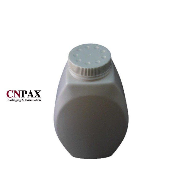 plastic powder bottle with sifter cap