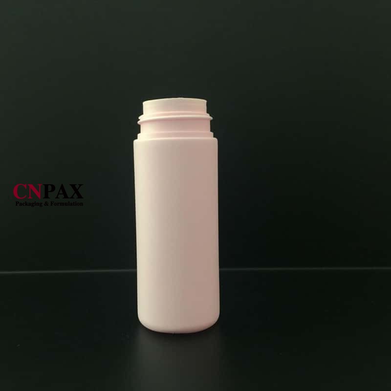 plastic powder bottle with sifter cap