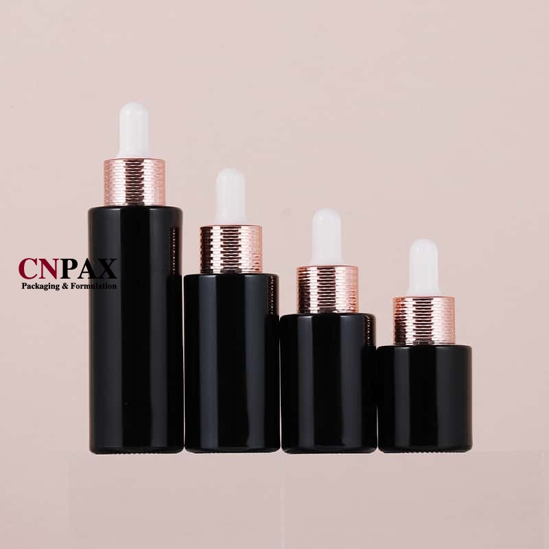 20ml 30ml 40ml 60ml black glass bottles