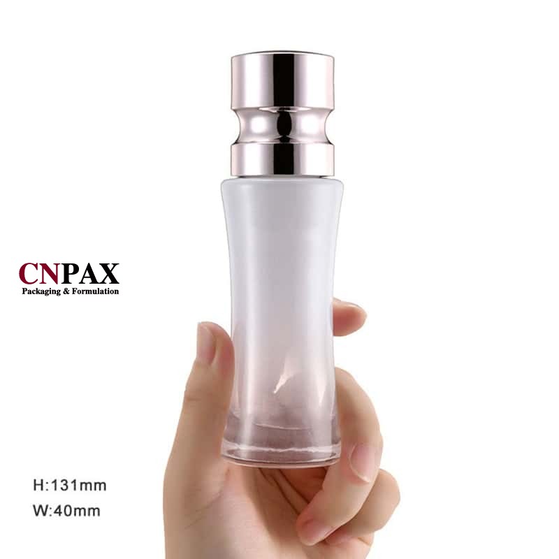 creative glass cream serum bottles