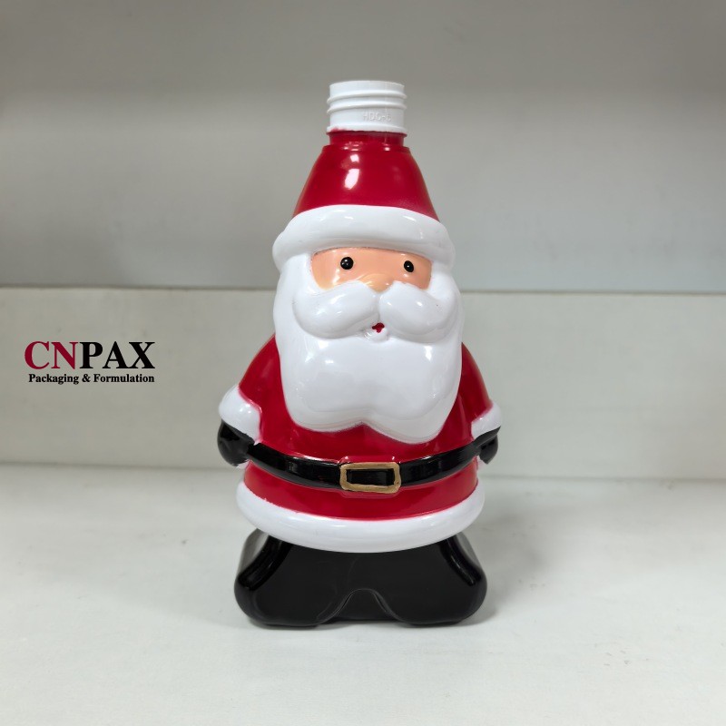 Father Christmas Plastic Bottles Shampoo Bottles